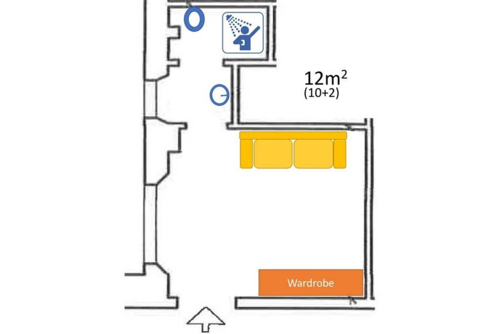 La Stanzetta - Very Small, No Kitchen Siena Exterior photo